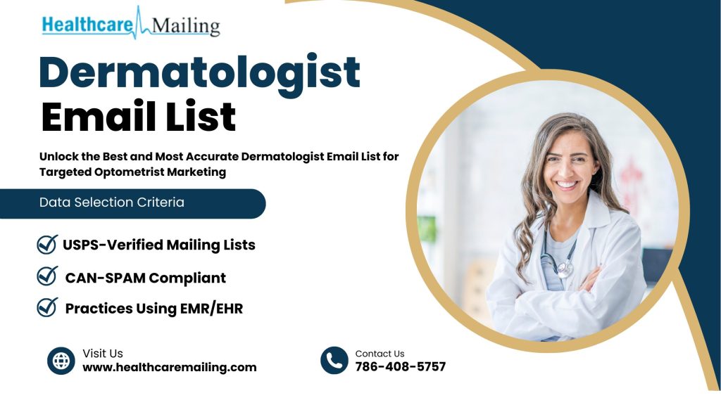 Dermatologist Email List